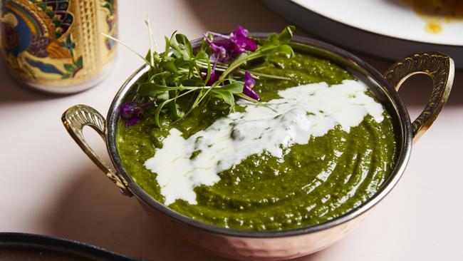 The palak paneer is a win for the veg team. Picture: Supplied