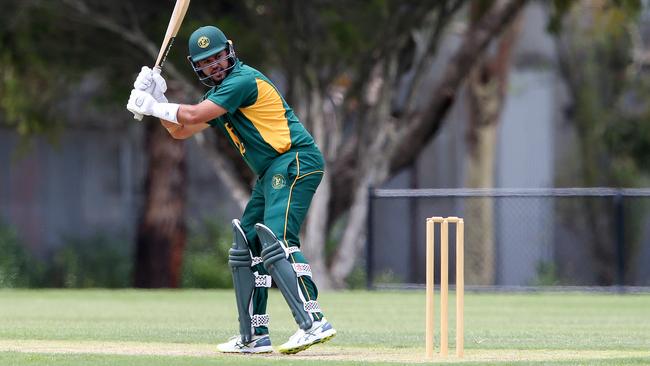 VTCA captain Mitch Johnstone in action for Yarraville Club. Picture: George Sal