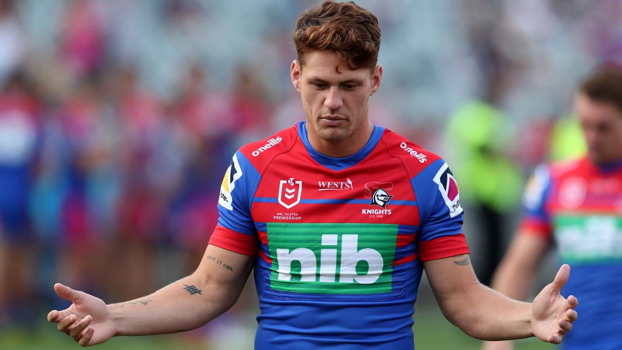 Kalyn Ponga is eyeing off the 2023 Rugby World Cup. (Photo by Tony Feder/Getty Images)