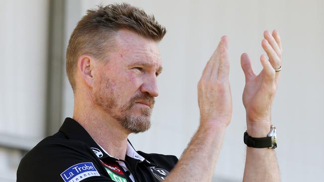 Collingwood coach Nathan Buckley is taking a three-month break to recharge. Picture: Michael Klein