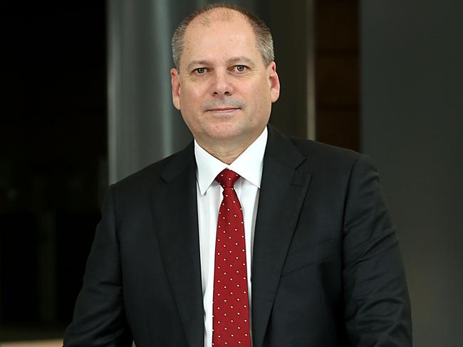 Westpac CEO Peter King prior to their full year 2020 profit result announcement. Jane Dempster/The Australian.