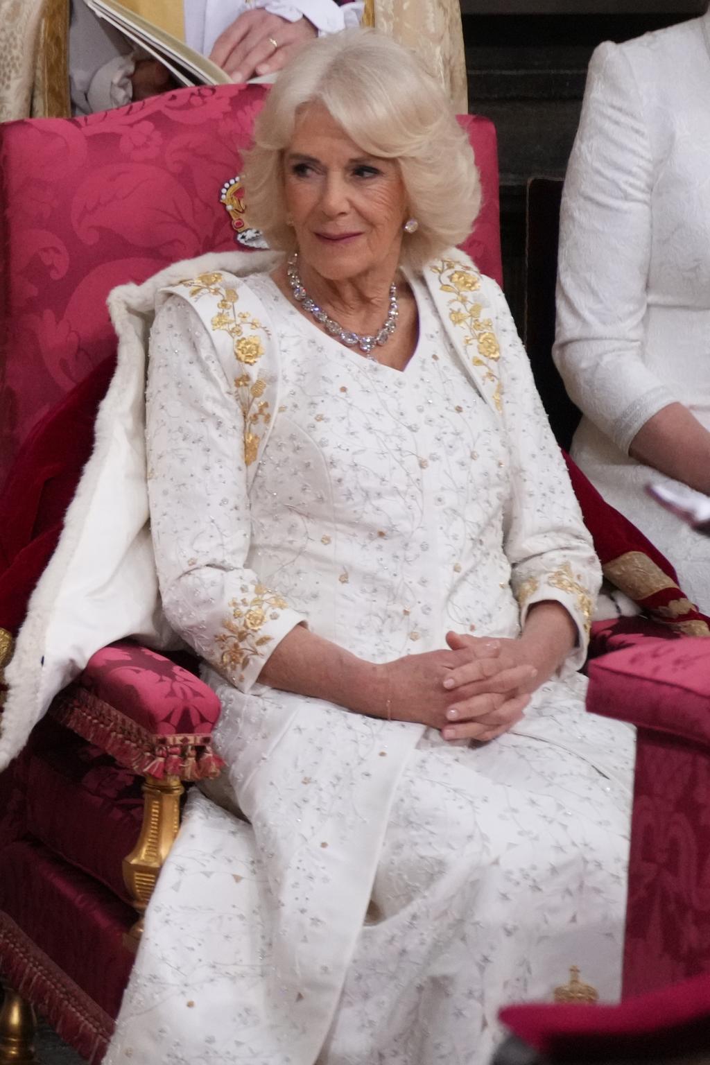The Hidden Meaning Behind Queen Camilla's Coronation Outfit - Vogue  Australia