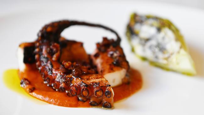 Octopus from TAMA restaurant at the GPO in Fortitude Valley, Brisbane.