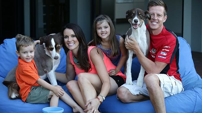 V8 Supercar champion James Courtney and wife Carys announce they