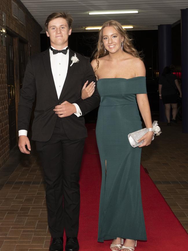 Toowoomba Grammar School senior formal held at Rumours.Toby Marshall and Lauren Wilson