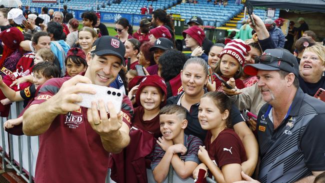 Queensland Maroons coach Billy Slater will coach the Maroons for at least three more years. Picture: Brendan Radke