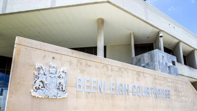 The couple appeared at Beenleigh Courthouse with their young child in tow.