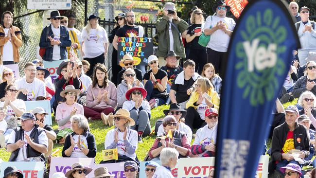 Hundreds turned out to the Brisbane event. Picture: Richard Walker