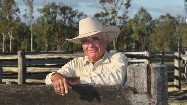 Peter Hughes on Tierawoomba Station in central Queensland.