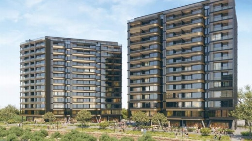 Artist’s impressions for a development at 10-12 River Rd West, Parramatta.