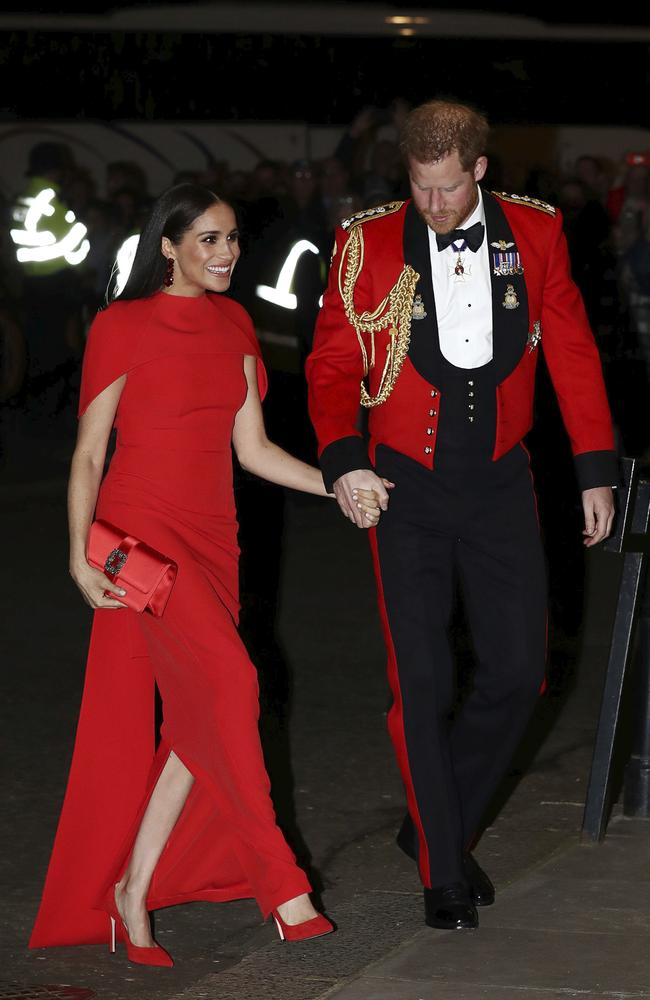 Head-to-toe glam. Picture: Simon Dawson/Pool via AP