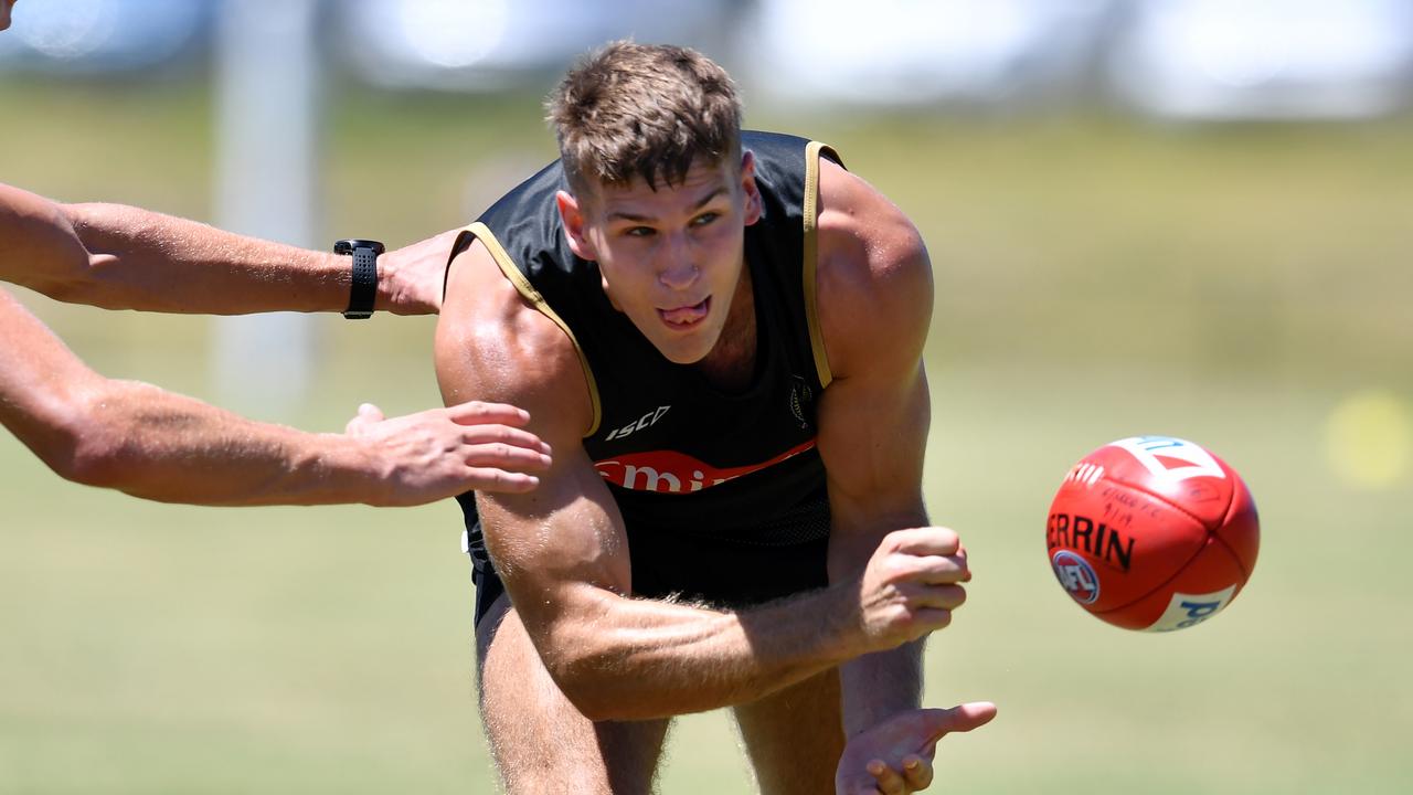 Brayden Sier can’t get a senior gig for Collingwood.