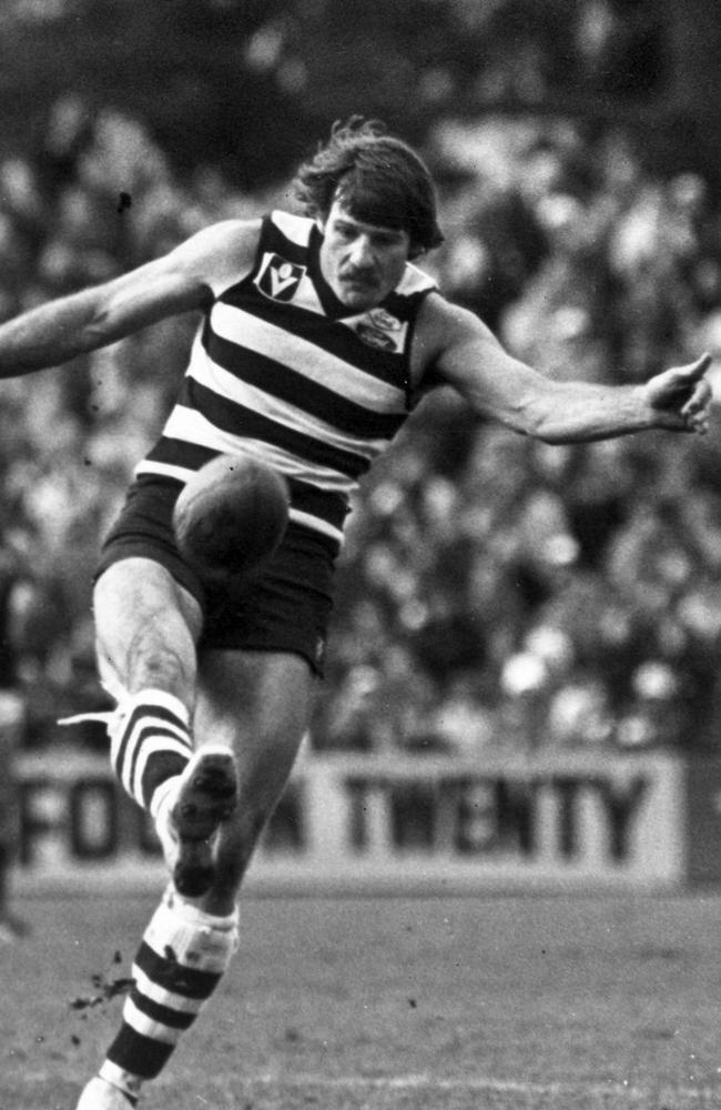 Newman in 1980, playing for Geelong.