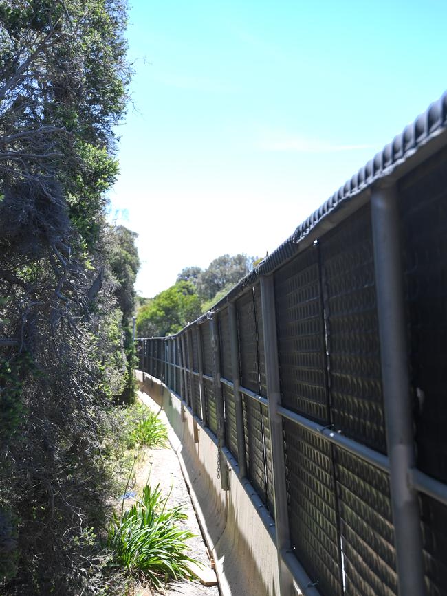 The drone will help the council monitor the new fence. 