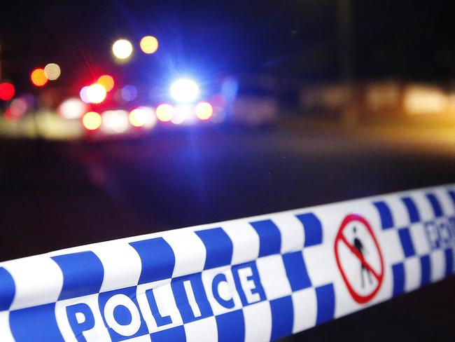 Emergency services pictured at a police shooting in Upper Mt Gravatt, Brisbane 5th of August 2020.  (Image/Josh Woning)