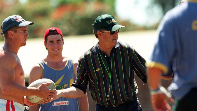 Gold Coast Chargers coach Phil Economidis at training.