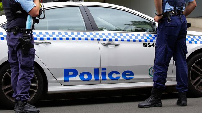 Police are investigating following an alleged stabbing during a brawl at Merrylands Train Station. Picture: NCA NewsWire / Gaye Gerard