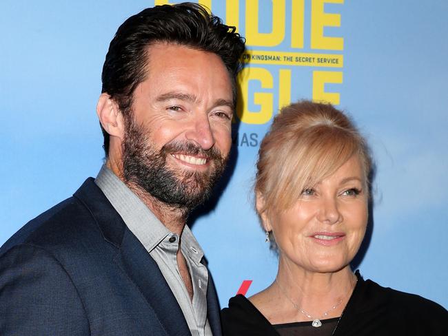 Hugh Jackman and Deborra-Lee Furness. Picture: Richard Dobson