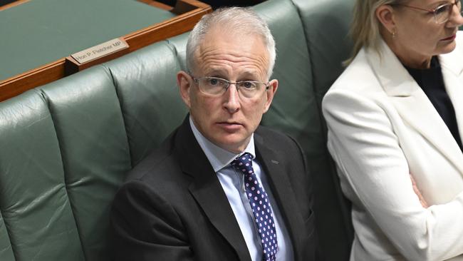 Coalition frontbencher Paul Fletcher will criticise the teal’s campaign model and politics in a speech on Monday. Picture: NewsWire / Martin Ollman