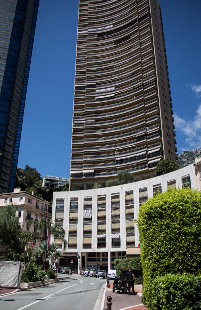 The Monaco office where Damien Carew had a real estate company