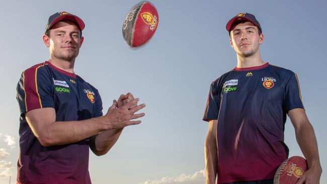 Lachie Neale (left) is back but James Madden (right) is out.