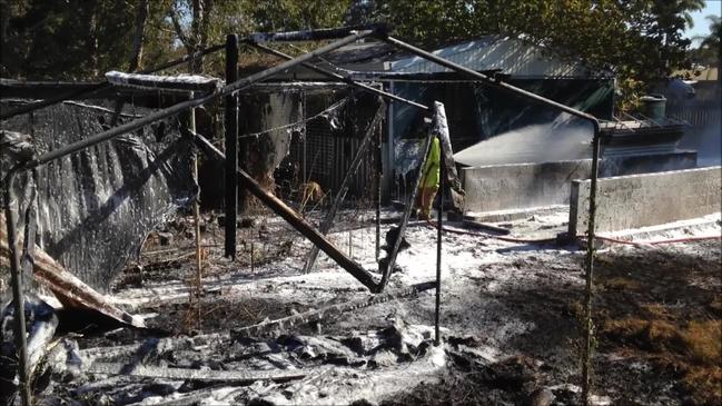 Firefighters battle Urangan greenhouse blaze