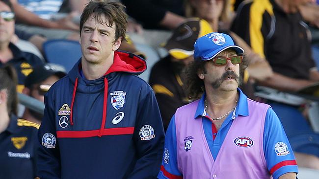 Picken suffered a concussion after a run-in with a teammate. Picture: Michael Klein