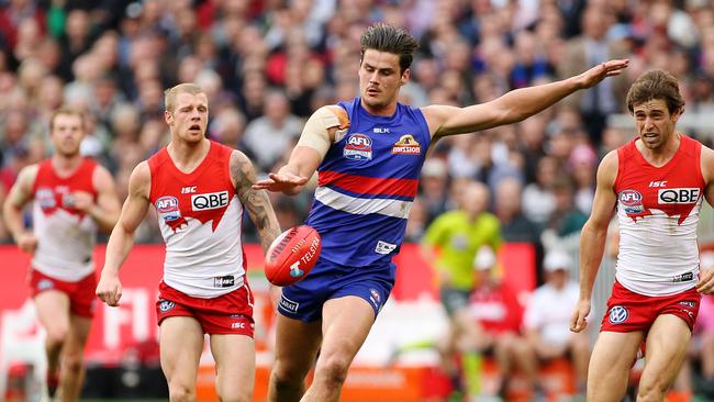 Tom Boyd in action during the 2016 AFL grand final. Picture: Mark Stewart