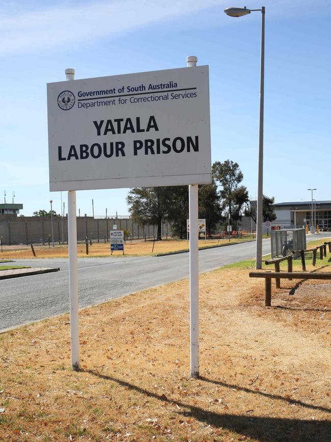 Exterior of Yatala Prison. Picture: Emma Brasier