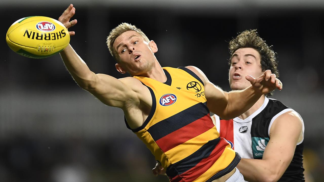 David Mackay in action against St Kilda. Picture: Albert Perez/AFL Photos/via Getty Images