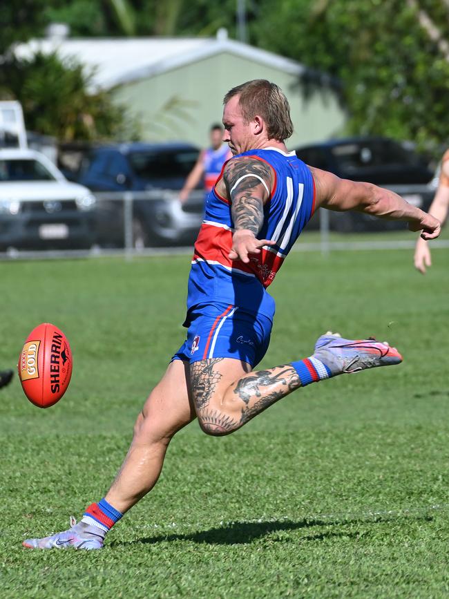 Michael Griechen playing for Centrals Trinity Beach. Picture Emily Barker