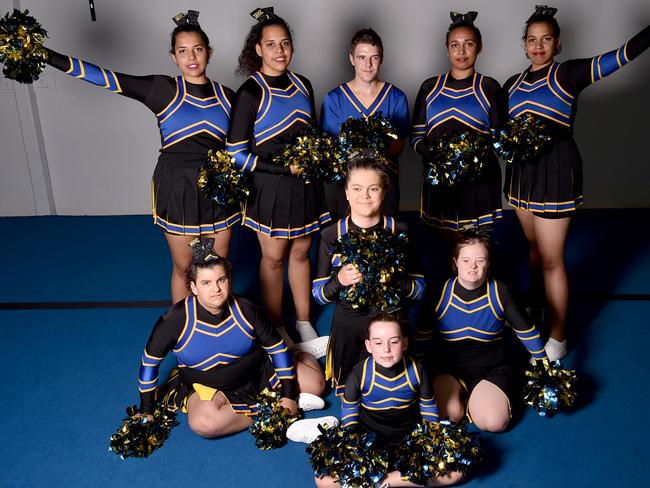 (back) Chantel, Sturgeon-Walsh, Gloria Stugeon-Walsh, Kris Harber, Del-Anne Sturgeon (no walsh) and Eyvorre Sturdeon-Walsh, (front), April Culpo, 16, Amelia Boyle, 8, Brianna Spittal, 13, and Carly Batten. Picture: Evan Morgan