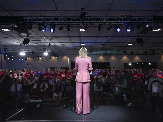 2024 Tasmanian State Election Labor Leader Rebecca White. Picture: Caroline Tan