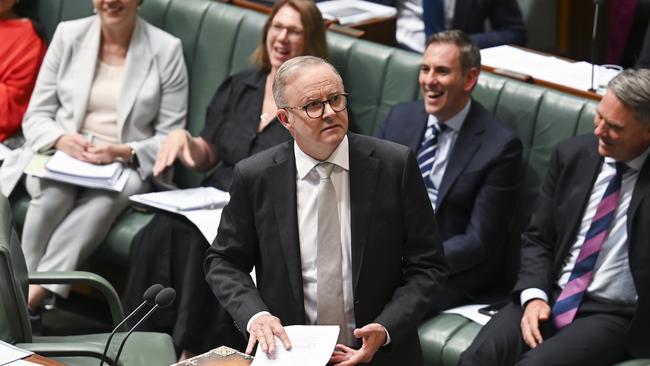 Anthony Albanese has said as little as possible on Indigenous affairs since the referendum was defeated on October 14. Picture: NCA NewsWire/Martin Ollman