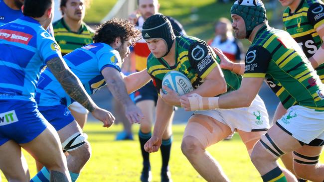 Action in the Shute Shield last year.