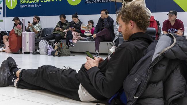 Brisbane Domestic Airport during IT outage, Friday, July 19, 2024 - Picture: Richard Walker