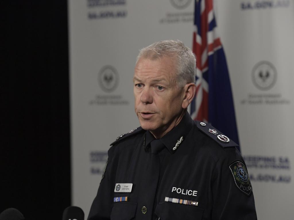 Police Commissioner Grant Stevens listed what businesses may or may not be open over the next six days. Picture: NCA NewsWire / Roy VanDerVegt.