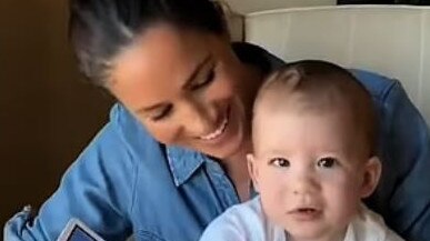 Meghan Markle with Archie. Picture: Supplied