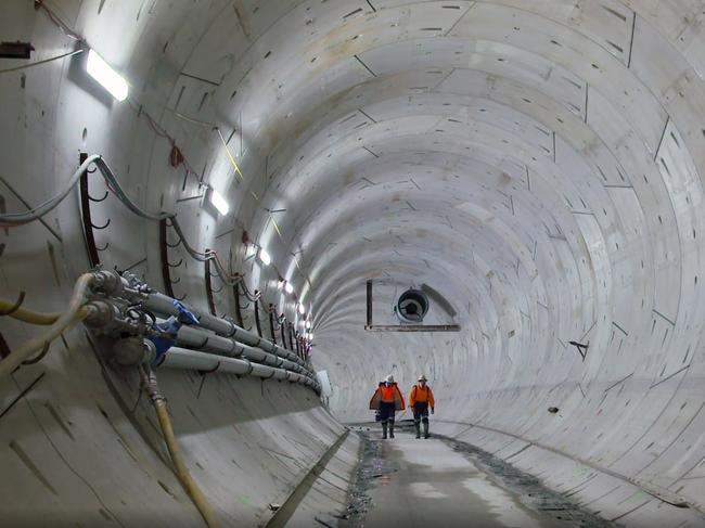 Sydney Metro’s cavernous tunnels. Picture: Supplied