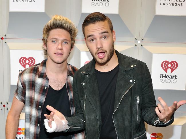 The tragic star with One Direction bandmate Niall Horan. Picture: Getty Images