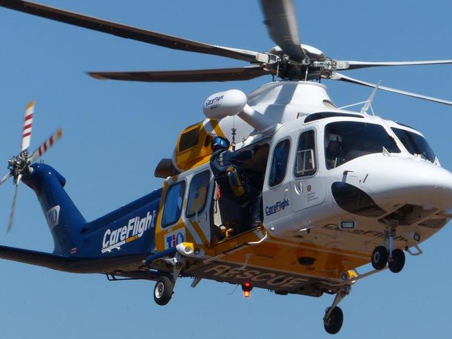 Generic or stock image of CareFlight TIO helicopter.