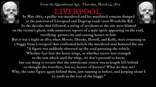 The individuals that outran the ghost of Liverpool Rd were hailed as heroes by their fellow townspeople.