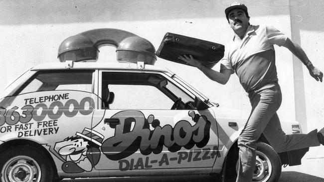 Dino’s Dial-a-Pizza was Richard Wescombe’s brainchild in the 1980s.