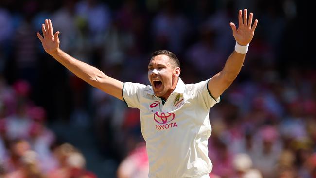 Scott Boland took 10 wickets in the SCG Test. (Photo by Darrian Traynor/Getty Images)