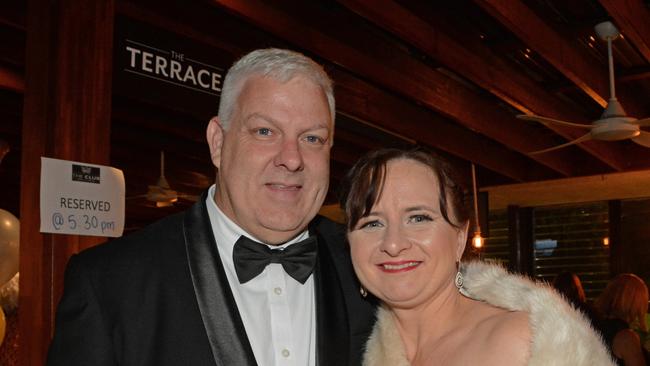 Paul and Vanessa Chapman at The Ark black tie charity ball at Parkwood Village. Picture: Regina King
