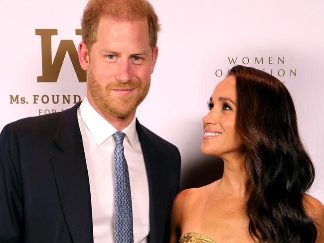 NEW YORK, NEW YORK - MAY 16: Prince Harry, Duke of Sussex and Meghan, The Duchess of Sussex attend the Ms. Foundation Women of Vision Awards: Celebrating Generations of Progress & Power at Ziegfeld Ballroom on May 16, 2023 in New York City. (Photo by Kevin Mazur/Getty Images Ms. Foundation for Women)