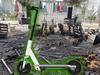 Bungling arsonists fled floating nightclub blaze on E-scooters