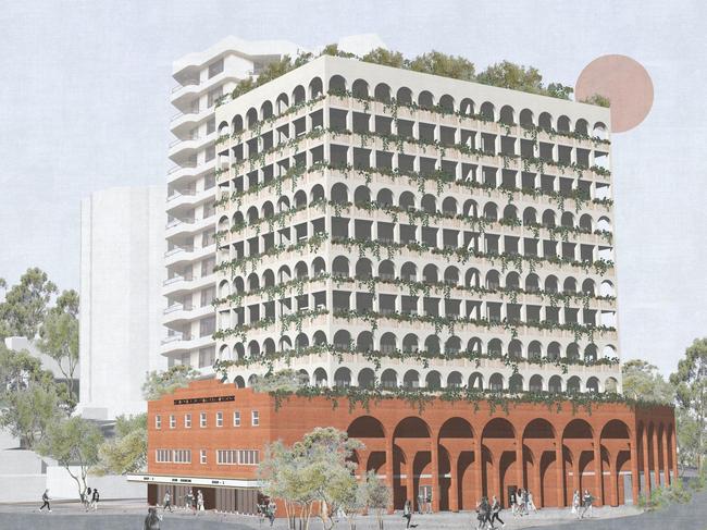 A proposed alternate design of the Old Burleigh Arcade redevelopment.