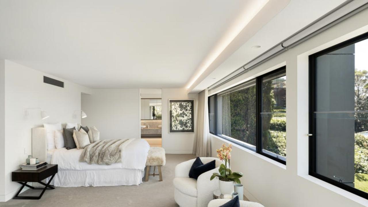 The master bedroom.