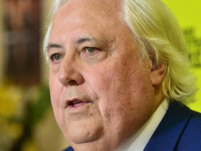 United Australia Party leader Clive Palmer.Picture: Shae Beplate.